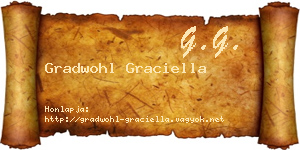 Gradwohl Graciella névjegykártya